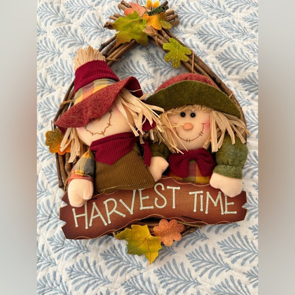 Harvest Time Scarecrow Wall Decor